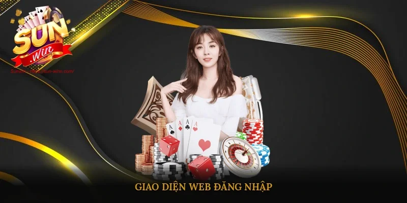 Giao diện web đăng nhập